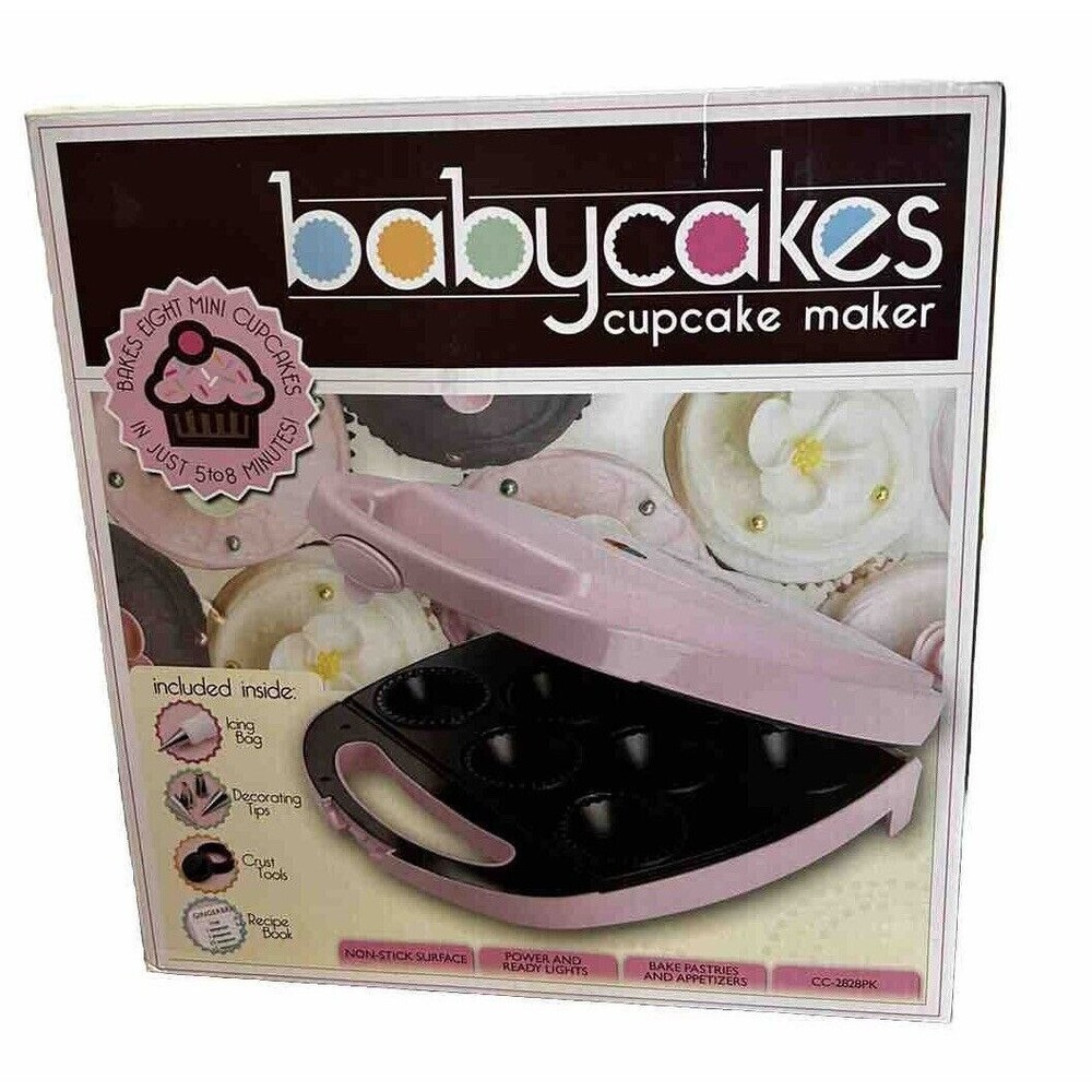 Babycakes Cupcake Maker CC2828PK Pink - New